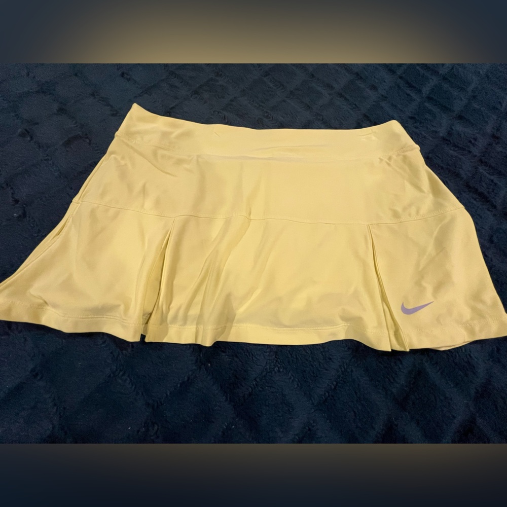 Nike Neon Yellow Athletic Tennis Skirt